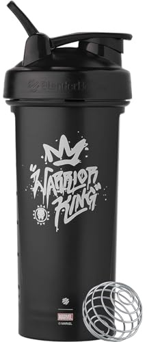 BlenderBottle Marvel Classic V2 Shaker-Flasche, perfekt für Protein-Shakes und Pre-Workout, 800 ml, Warrior King