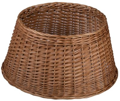 e-wicker24 Alles aus Weide Halterung für Weihnachtsbaum, Abdeckung für Weihnachtsbaum, Weihnachtsbaum, Abdeckung für Tannenbäume Korb Tannenbaum (Natur)