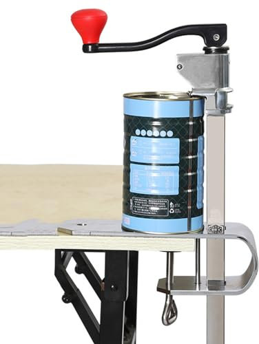 Apriscatole Commerciale Resistente, Apriscatole Da Tavolo In Acciaio Inossidabile, Altezza Totale 75 Cm, Lunghezza Manico 18 Cm, Lunghezza Lama 4,2 Cm, Compatibile Per Ristorante, Bar Dell'hotel