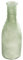 Ideen mit Herz Botella decorativa de primavera, jarrón para flores secas o hierbas, bricolaje, vintage, shabby chic, estilo rústico, diámetro 6 cm, 18 cm de alto (verde y blanco)