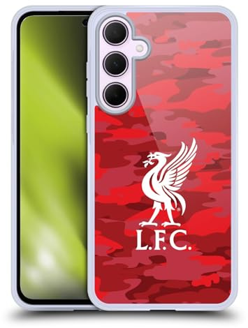 Head Case Designs Offizielle Liverpool Football Club Home Liver Bird Farben Camou Gel Handyhülle Hülle [Militärischer Schutzgrad] Kompatibel mit Samsung Galaxy A35 5G