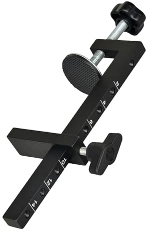 Morsetto a G per la Lavorazione del Legno, Morsetto a Tigre Regolabile da 10-140 Mm Morsetto a G con Scala, Morsetto da Tavolo Piccolo Morsetti Universali per Armadietti a C
