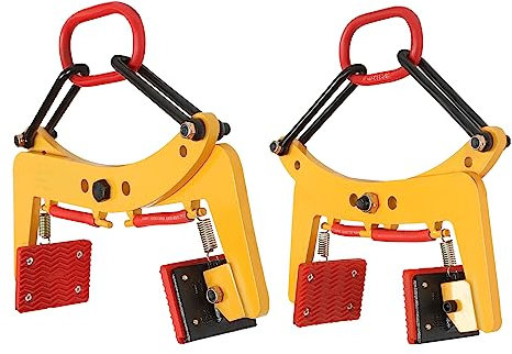 Pinces de levage verticales, pince de trottoir 8-30 cm, 280 kg, support de pierre, outil de levage, chaîne de chariot élévateur, pinces verticales, capacité de 600 lb