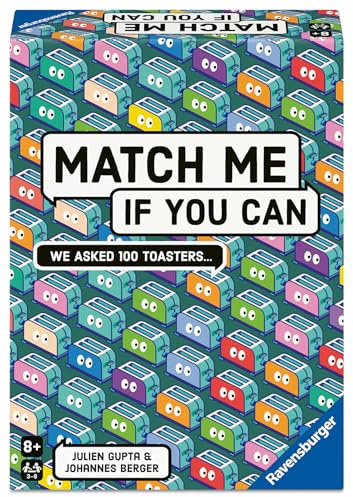 Ravensburger Match Me If You Can​ Strategie-Brettspiel für Erwachsene und Kinder ab 8 Jahren – 3 bis 8 Spieler