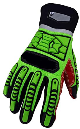 YQVEOT Schnittschutzhandschuhe, Beständige Herrenhandschuhe, wasserdicht, ölbeständig, Schnittschutz for Outdoor-Camping, Radfahren, Sporthandschuhe, Sicherheitsarbeitshandschuh