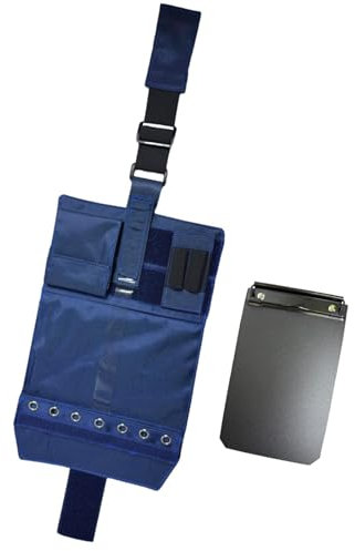 Ronyme Planche à genoux pour pilote, presse-papiers et porte-stylo, tissu Oxford confortable, support pratique pour bloc-notes, planche à sangles pour jambes