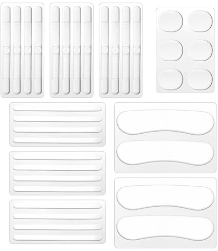 34-pack silikon skorem grepp högklackade kudde inlägg halkskydd skoskydd remsor sandaler tunna klackremmar dyna sling gel baksida klistermärke för kvinnor klackar män sneaker lösa skor mer