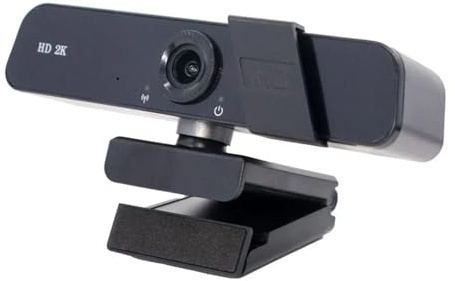TIEOAXFT Webcam USB PC 1080p 2K 4K HD Grand Angle 120° for Cours en Ligne, examens, visioconférences et Jeux, sans Lecteur