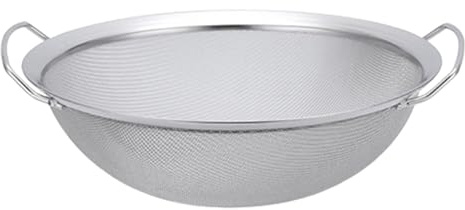Fine Mesh Strainer – Fine Mesh Paint Strainer | 60 Meshs Emulsion Honey Filter | Stainless Steel Round Sifter Wire Sieve | Straining Tool for Engine Coolant Resin Household Liquids Workshop Equipment