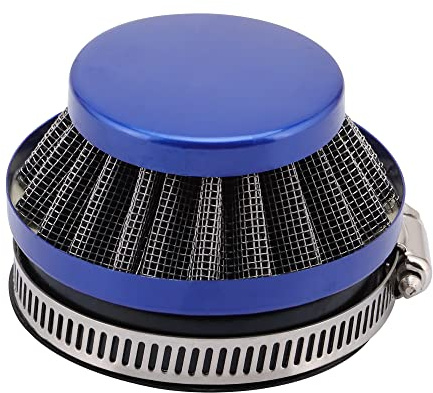 GOOFIT 58mm Air Filter Ersatz für 2 Stroke 47cc 49cc Scooter ATV Pocketbike Mini Quad Blue