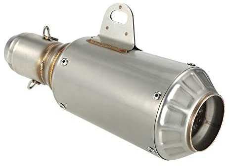 Shkalacar 51 Millimetri Universale del Motociclo ATV glassa in Acciaio Inox di Scarico del silenziatore del Tubo