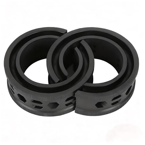 2 Stück Auto Gummi Stoßdämpfer, Auto Spiralfeder Puffer Gummi, Absorber Kissen Frühling Stoßfänger Puffer Typ C Reduzieren Lärm Anti Vibration, Puffer Pufferfeder Stoßfänger Kissen (Schwarz)