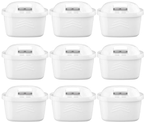 ICEPURE Wasserfilter Kompatibel mit Brita Maxtra+, Maxtra Plus,Mavea,Anna Duomax,9 Stück