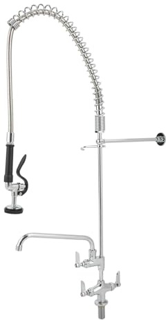 Wasserhahn Küche Ausziehbar, Küchenarmaturen Vor Spülschlauch mit Sprühkopf, 1.42 GPM Hochdruck Armatur, Heißes und Kaltes Wasser Wasserhahn mit Schlauch, für Private und Gewerbliche