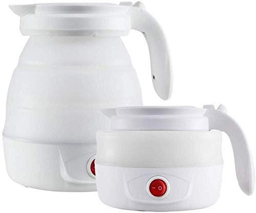 Bollitore elettrico pieghevole Bollitore elettrico pieghevole da viaggio in silicone alimentare, regalo veloce da 0,8 litri Safehappy
