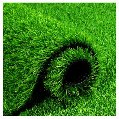 Césped Artificial Alfombra Exterior 3 X 5 M Césped Artificial 20 Mm Altura Permeable Al Agua Rollo De Césped Plástico Para Exterior Jardín Césped Astro Alfombra Alfombras De Hierba Falsa Al(Size:3x3m)