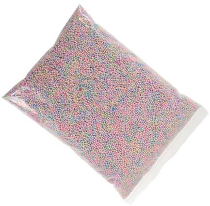 NUOBESTY Bolas De Espuma Para Manualidades Cuentas De Espuma Suministros Para Embalaje y Regalos