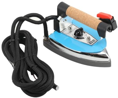 Cozyel Professional Steam Iron For Homes & Industrial Use Single Phase, Industrial Steam Iron 900W, Adjustable temperature, aluminum base plate, for Families, Dry Cleaners, Clothing Stores