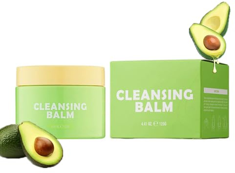 Make-up-Entferner – Reinigungsbalsam mit Avocado-Extrakt, reinigt ohne die Poren zu verstopfen, nicht fettend, rückstandsfrei, feuchtigkeitsspendender Gesichtsreiniger und Make-up-Entferner, geeignet