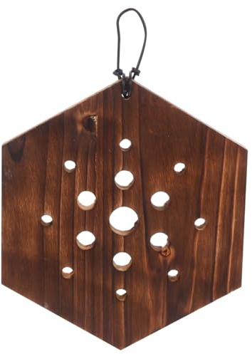 VICASKY Tabla de montaje vertical de helecho cuerno de ciervo para decoración de interiores, maceta de pared fácil de instalar para helechos cuerno de ciervo, vegetación compacta para mejorar los