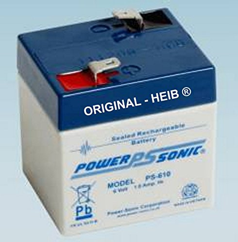 Powersonic 6V 1,0 Ah bly-fleece batteri AGM PS-610 – PS610 – PS – 610