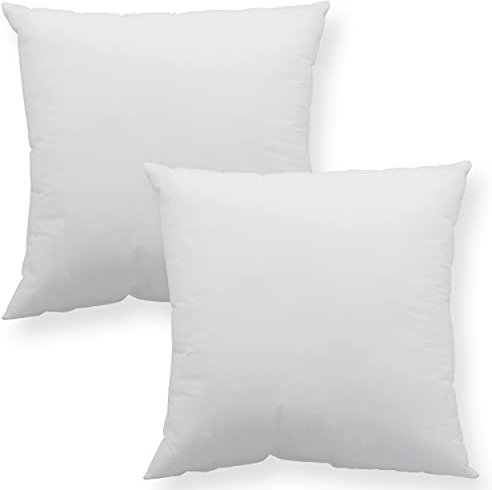 Haus und Deko 2er Pack Füllkissen 30 x 30 cm Microfaser Kissenfüllung Kopfkissen Dekokissen Sofakissen Kissen Wohnzimmer Schlafzimmer