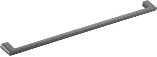 FURNIPART Griff Diner LA 320mm - eleganter Möbelgriff Breite 340mm, Zinkdruckguss anthrazit gebürstet