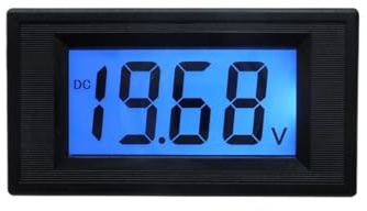 Voltmetro digitale LCD DC 200mV 2V 20V 200V 500V Misuratore di tensione Volt Tester da pannello Voltmetro Voltmetro Alimentazione 8-12V (Size : DC2V, Color : Power supply DC5V)