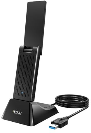 QTAZMJPB EP-AC1675 Scheda di rete esterna adattatore WiFi USB 3.0 dual band AC1900Mbps 2,4 GHz e 5,8 GHz
