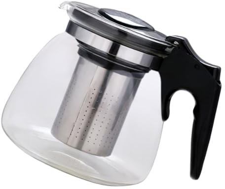 CIYODO 950 Ml Hitzebeständiger Teesiebtopf Vielseitige Teetasse Mit Teesieb Für Losen Tee Eistee