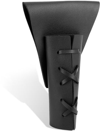 NQEUEPN Dolch Holster, Mittelalterlicher Stil Schwert Holster Verstellbar Schwert Holster Gürtel Schwertscheide für Kostüm Cosplay Zubehör