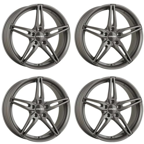 4x Carmani Felgen Alufelgen 15 Oskar 6,5x16 ET38 5x112 hyper gun kompatibel mit Mercedes A B C-Coupé C CLA
