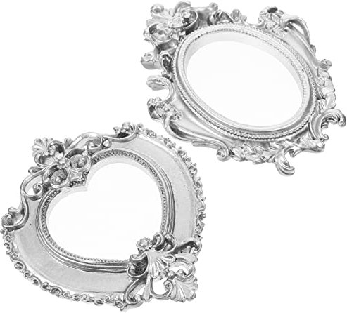 SECFOU 2stücke Vintage Harz Bilderrahmen Antike Fotorahmen Für Schmuckpräsentation Und -dekoration Retro Design Für Stilvolle Fotos Fotorequisiten