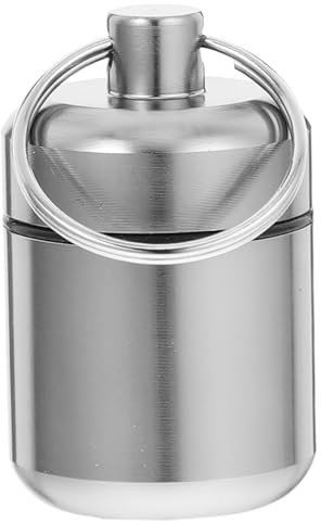 DOITOOL Portable Waterproof Aluminium Alloy Ear Plugs Case with Keyring, Lightweight Earplug Storage Box for Travel, Concerts and Everyday Carry