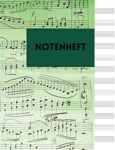 Notenheft: Notenschreibheft mit 9 Notensystemen