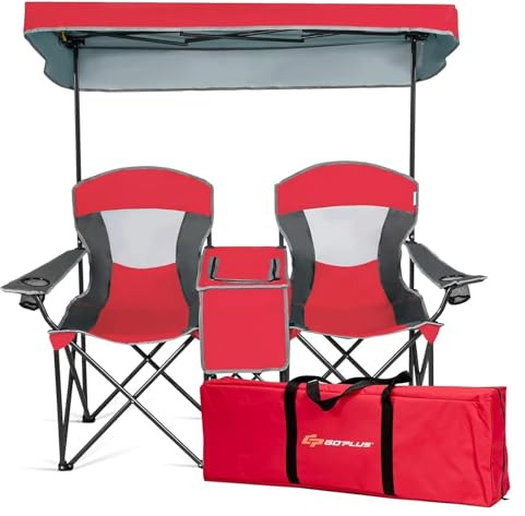 Lounge Folding Sun Lounger Outdoor Furniture Double Beach Chair with Canopy Shade Folding Portable Chair Fishing Playa Cool Camping Gear Tent Foldable Set