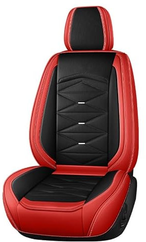 Roguzm Autositzbezüge Universal passend für VW Polo Golf 4 5 6 7 Passat B5 B6 B7 B8 Tguan Bora Magotan Tguan L Candy Santana Lavida Vollschutz Nappa Sitzbezüge