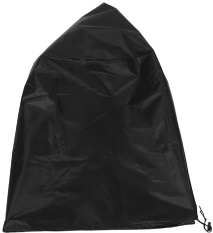 ROMISBABA Funda para Barbacoa Redonda de Oxford Resistente al Agua Protectora para Parrillas de Gas con Costuras Reforzadas y Diseño para Exteriores