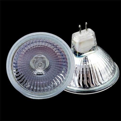 UGEFKMQ MR16 Halogenlampe 50W 220V GU5.3 Bi Pin Sockel Halogenstrahler MR16 220V 20W Halogen Strahler Glühbirne 2700K Warmweiß Dimmbar 5PCS 50W