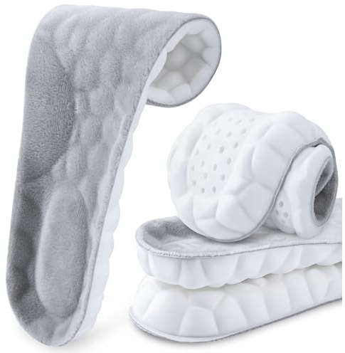 SULPO Winter Einlegesohlen Herren Damen für Komfort - Plüsch-Fleece-Oberseite, Dämpfend, Rutschhemmend Einlagen Schuhe Damen Größe 41-42