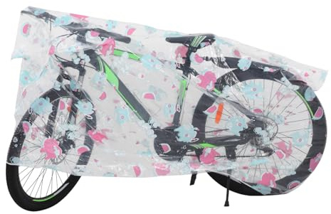 Milisten Funda Para Bicicleta y Motocicleta Resistente Al Polvo Peva, Tamaño Pequeño 180x120 Cm, Cubierta Antipolvo Transpirable Para Exterior y Lluvia, Protección Para Bicicletas Urbanas y Scooters