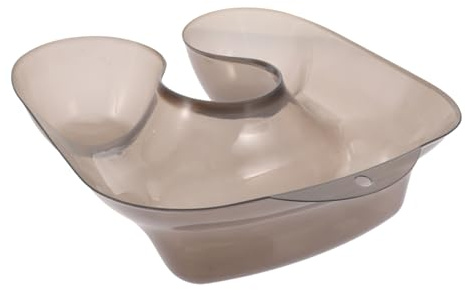 BELLIFFY Nackenstütze zum Haarewaschen und Dauerwellen Pvc Schulter Tablett mit Rillen für Salon und Heimgebrauch Haarfärbehilfe für Friseure und Senioren