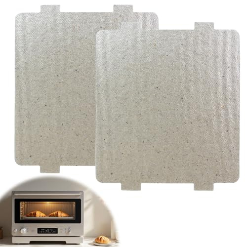 2pcs placa Mica Micro Ondes, placa de mica para reparación de microondas, placa de repuesto para accesorios de reparación de microondas