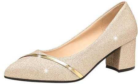 Zapatos de tacón con Purpurina para Mujer, Elegantes y Festivos, Zapato de Baile con tacón, Zapato de Baile, Zapatos cómodos, de Boda