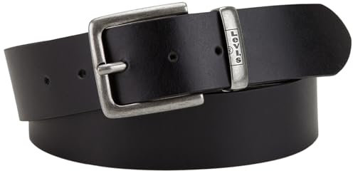 Levi's Herren NEW ALBERT Gürtel, Schwarz (Black), 105