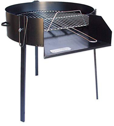 BARBACOA REDONDA 60 CM CHAPA CON SOPORTE PARA PAELLA