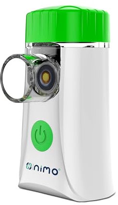 Inhalationsgerät Vernebler Made in Turkey | Set | Tragbares Medizinprodukt | Babys, Kinder & Erwachsene | Mesh-Vibrations-Technologie | Leise | Atemwegserkrankungen | mit Zubehör