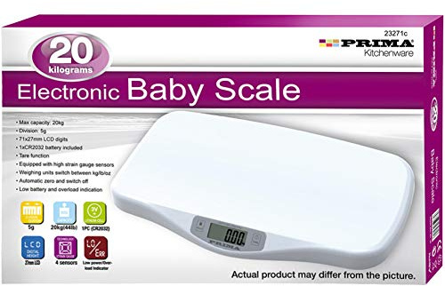20KG Digital Home Electronic Scale, Newborn BABY Toddler Weighing Measure Instant Health Check Midwife Bathroom Home Weight Scales Infant PET Animal UK FREE P&P