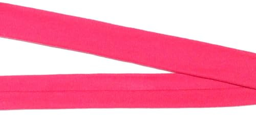 3 m Jersey Einfassband Trikot elastisch 20 mm vorgefalzt pink