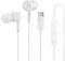 PALOVUE Cuffie USB-C compatibili con iPhone 15, cuffie intrauricolari Type-C con microfono e controllo del volume, tre auricolari (S/M/L), cancellazione del rumore, controllo a 3 pulsanti, bianco